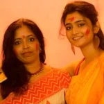 Ankita Mallick with her mother
