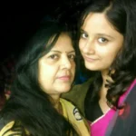 Arunima Halder with her mother Ruma Chakraborty