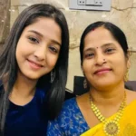Swastika Ghosh with her mother