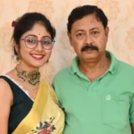 Susmita Dey with her father Swapan Dey