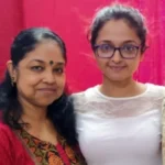 Annmary Tom with her mother Sumita Tom