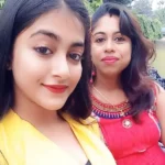Mohana Maiti with her mother