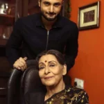 Sean Banerjee with his grandmother Supriya Devi