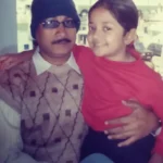 Mimi Dutta's childhood photo with her father