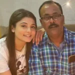 Priyanka Mitra with her father