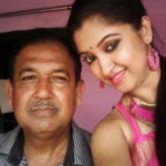 Shreyasee Samanta with her father