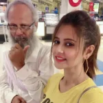 Indrakshi Dey with her father