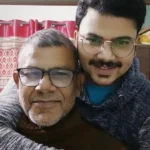 Kunal Banerjee with his father