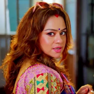 Kamalika Banerjee in Basanta Bilash Messbari serial episodic look