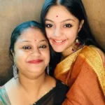 Katha Chakraborty with her mother Jhuma Chakraborty
