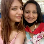 Khushi Mukherjee with her mother
