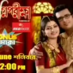 Piyali Mukherjee in Agnipariksha serial poster alongside the co-actor