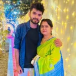 Souradeep Roy with his mother Alo Roy