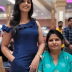 Dipanwita Rakshit with her mother Baby Rakshit