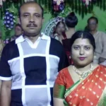 Shreya Saha's father Sibabrata Saha and mother Krishna Saha in one frame