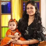 Basabdatta Chatterjee with her daughter Adiya