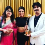 Shivangi Joshi with her father and mother