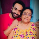 Dhruba Jyoti Sarkar with his mother