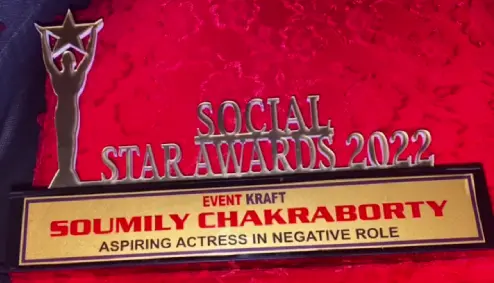 Soumily Chakraborty's Social Star Awards 2022