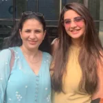 Meera Deosthale with her mother Minaxi Pandya