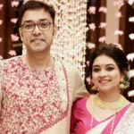 Prashmita Paul and Anupam Roy's photo just after their marriage ceremony.